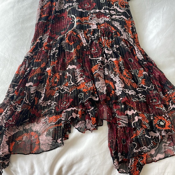 ALC Halterneck Maxi Patterned Dress, Size 00 - Picture 5 of 5